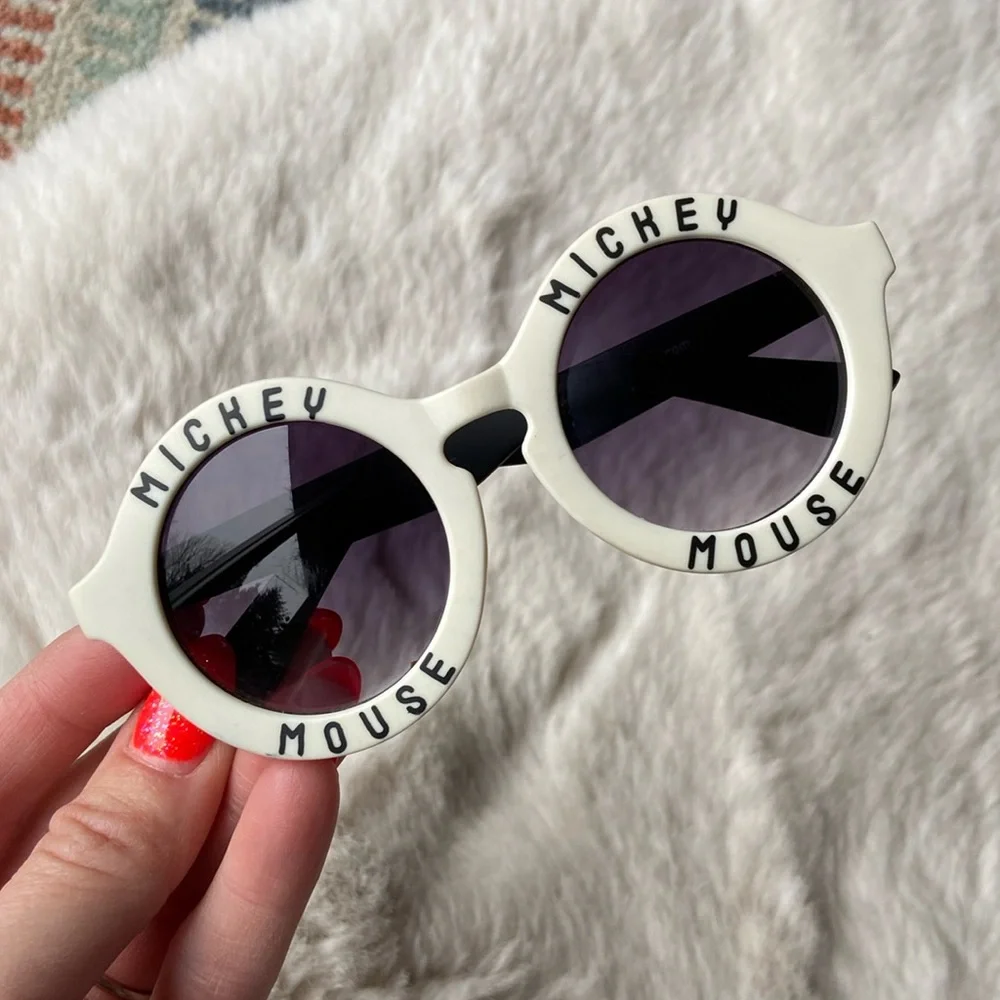 Junk Food x Disney Mickey Mouse sunglasses baby toddler circle frame disneyland